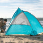 Stansport UPF 50+ Beach Cabana Wind Sun Shelter Tent with Zippered Door