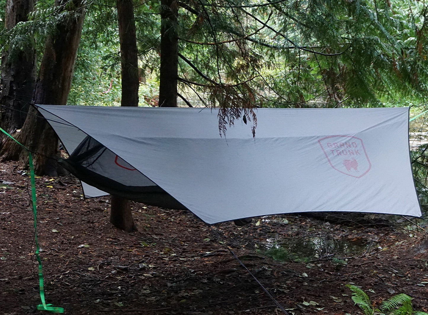 All Weather Hammock with Rainfly Rain Shelter and Mosquito Net Skeeter Beater