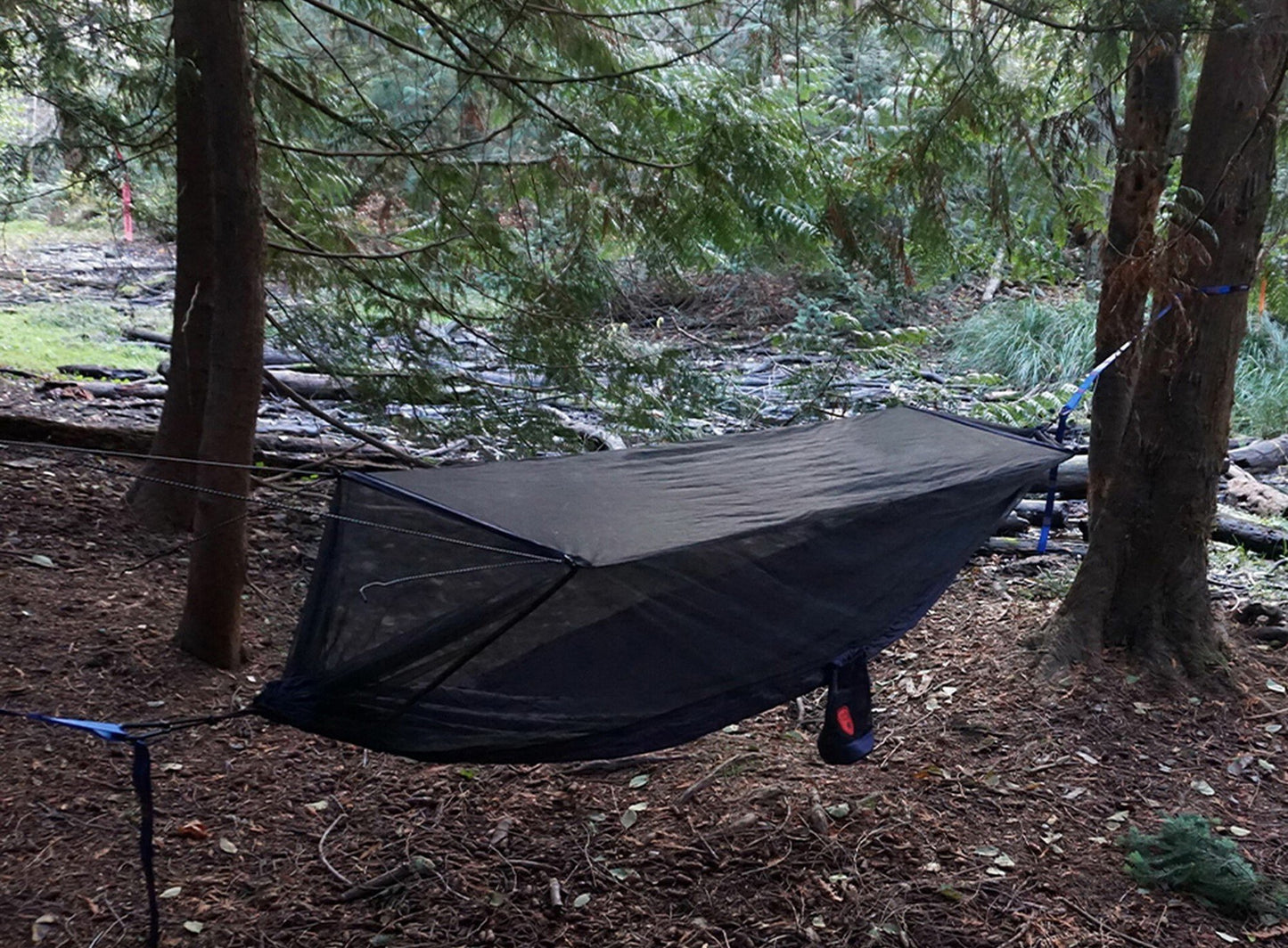 All Weather Hammock with Rainfly Rain Shelter and Mosquito Net Skeeter Beater