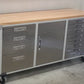 12 Drawer Tool 6' Workbench Cabinet Rolling Work Bench Stainless Steel Wood Top