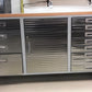 12 Drawer Tool 6' Workbench Cabinet Rolling Work Bench Stainless Steel Wood Top