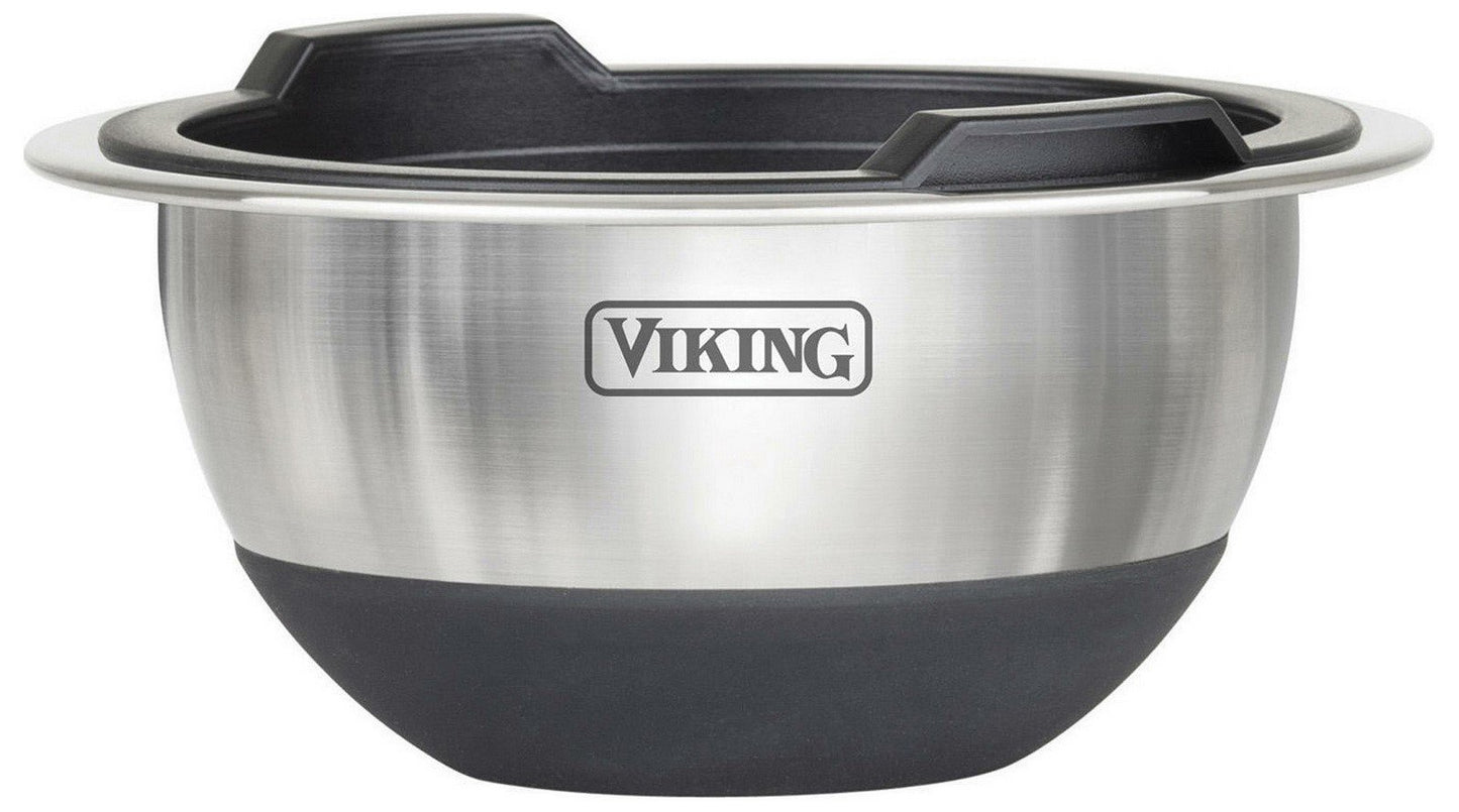 Viking 10-Piece Stainless Steel Lidded Mixing Prep and Serving Bowl Set