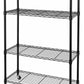 4 Tier Heavy Duty Steel Wire Shelving Storage Rack 36" x 14" x 56"