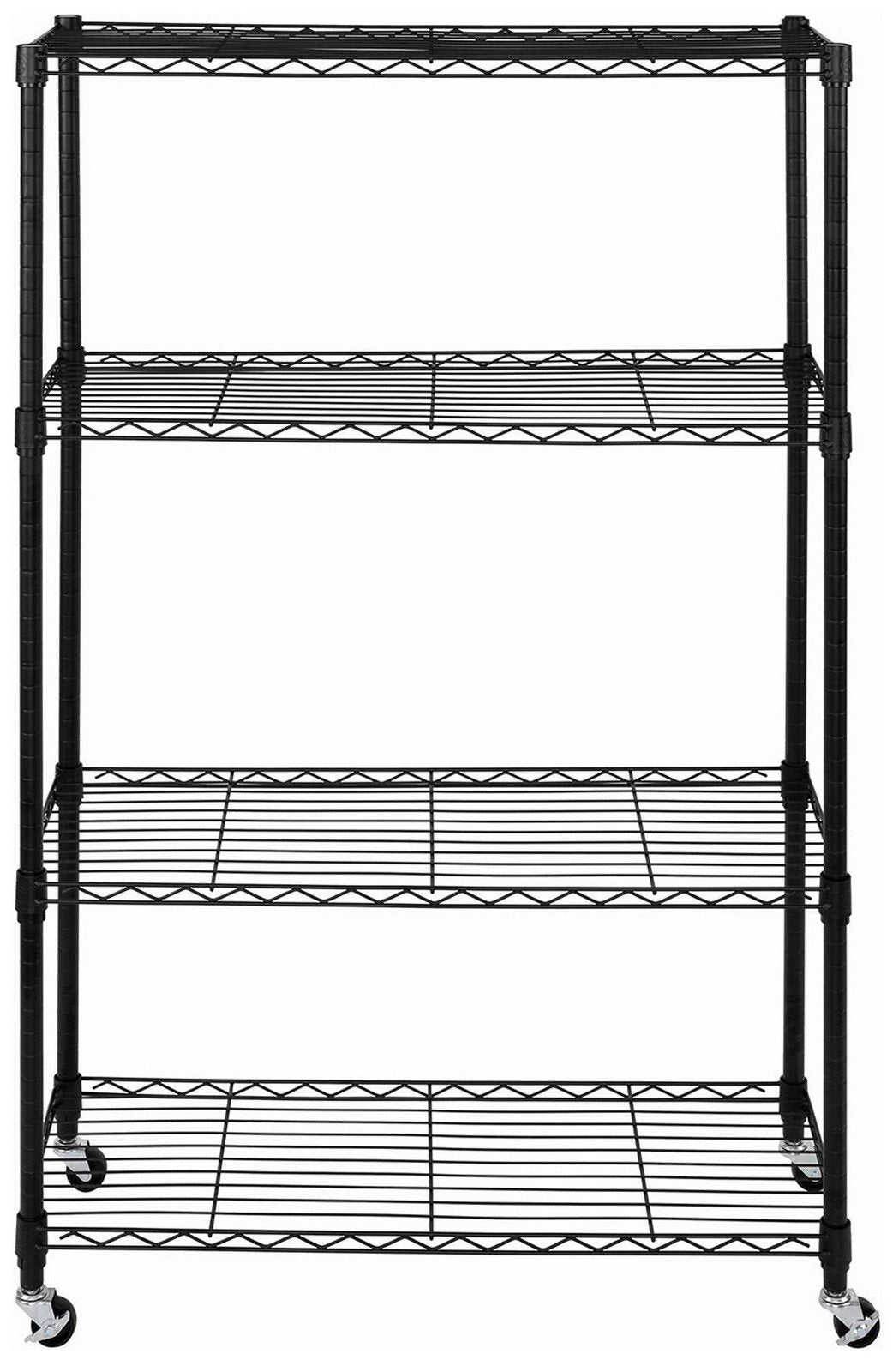 4 Tier Heavy Duty Steel Wire Shelving Storage Rack 36" x 14" x 56"