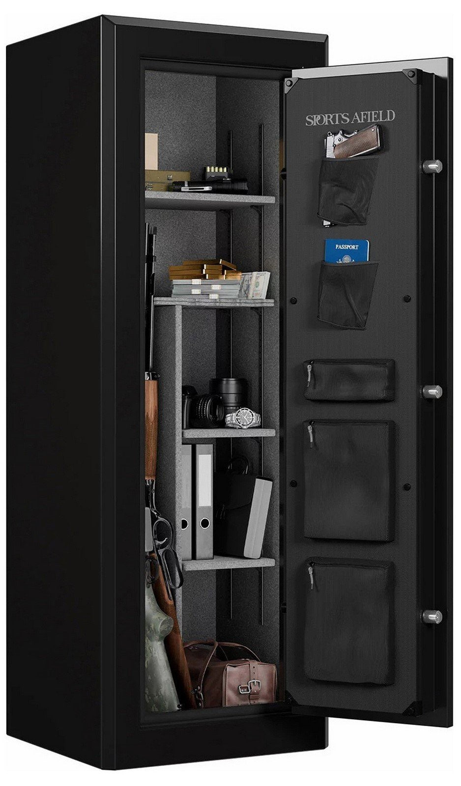Locking Fireproof 18 Gun Rifle Storage Safe Cabinet with Electronic Lock
