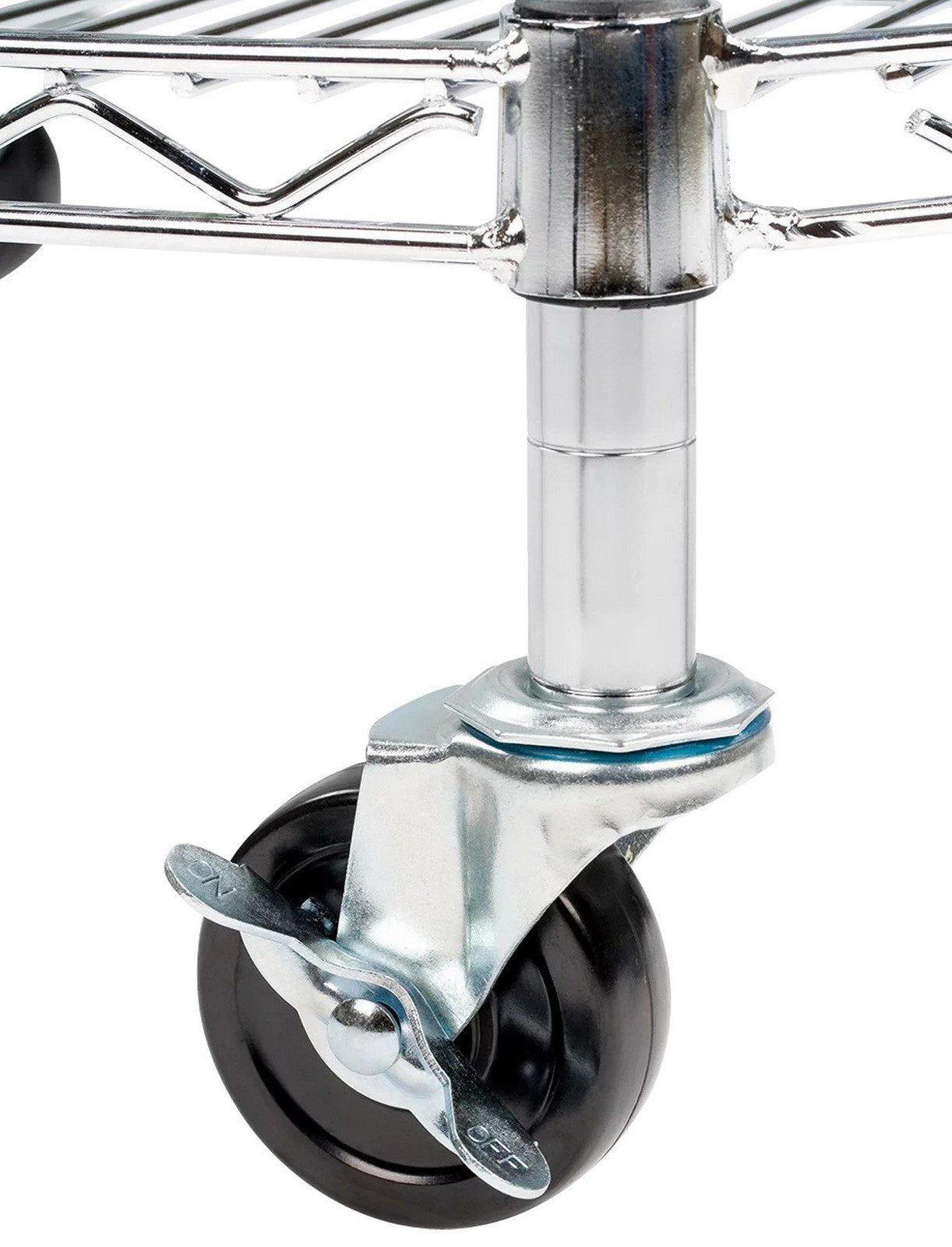 4 Tier Heavy Duty Steel Wire Shelving Storage Rack 36" x 14" x 56"