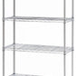 4 Tier Heavy Duty Steel Wire Shelving Storage Rack 36" x 14" x 56"