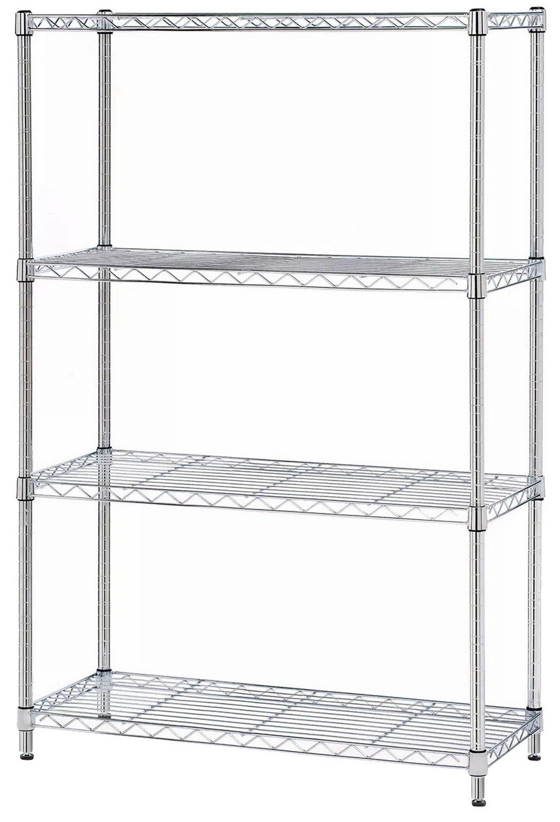 4 Tier Heavy Duty Steel Wire Shelving Storage Rack 36" x 14" x 56"