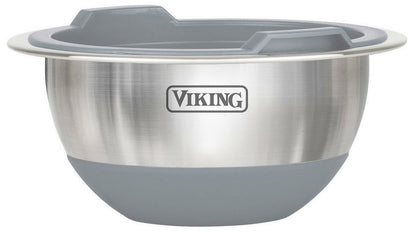 Viking 10-Piece Stainless Steel Lidded Mixing Prep and Serving Bowl Set