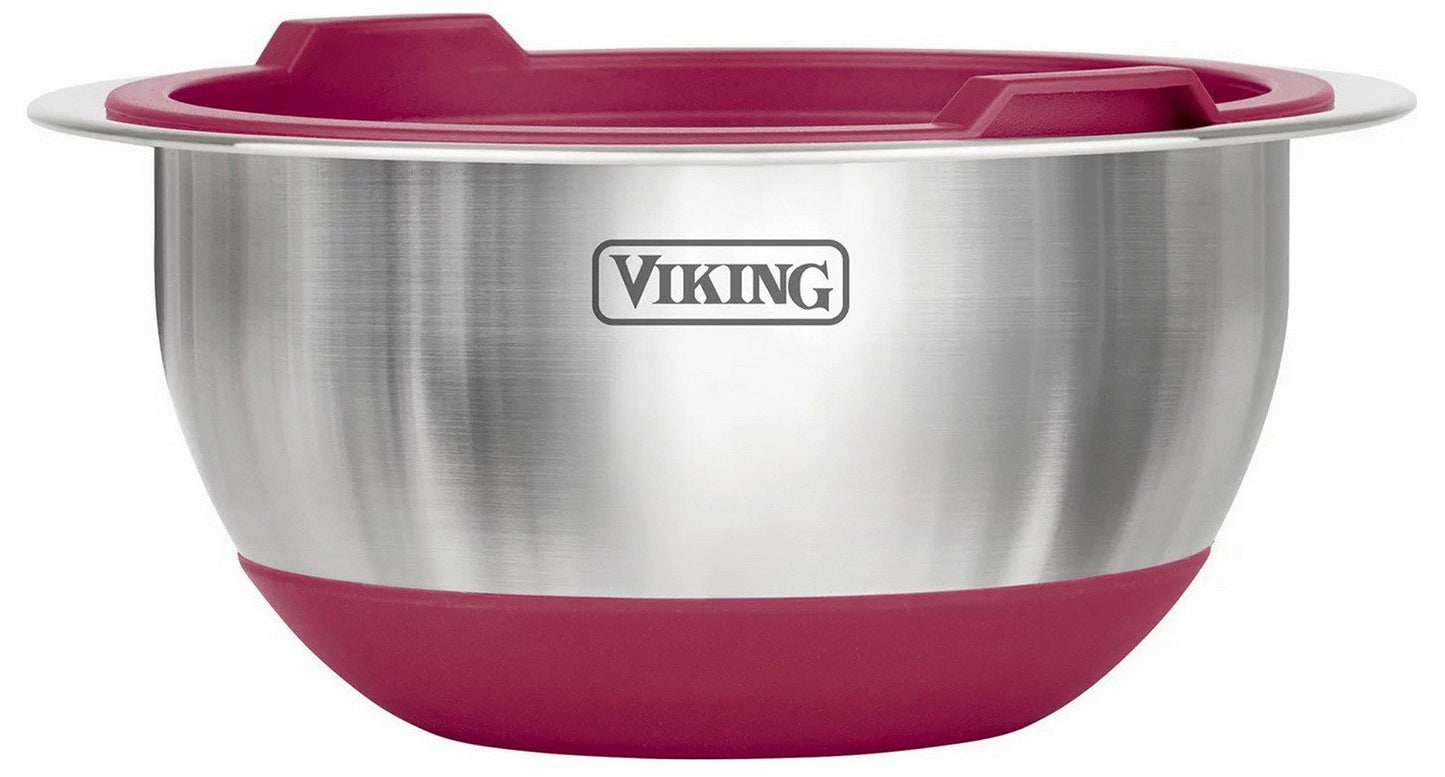 Viking 10-Piece Stainless Steel Lidded Mixing Prep and Serving Bowl Set