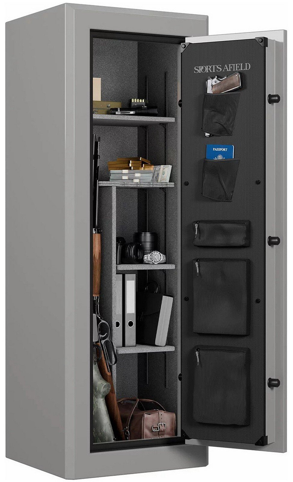 Locking Fireproof 18 Gun Rifle Storage Safe Cabinet with Electronic Lock