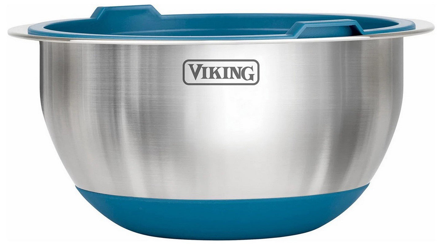 Viking 10-Piece Stainless Steel Lidded Mixing Prep and Serving Bowl Set