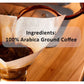 100% Arabica Ground Coffee 126 1.5 oz packs 2 Cases of 63 Office or Restaurant