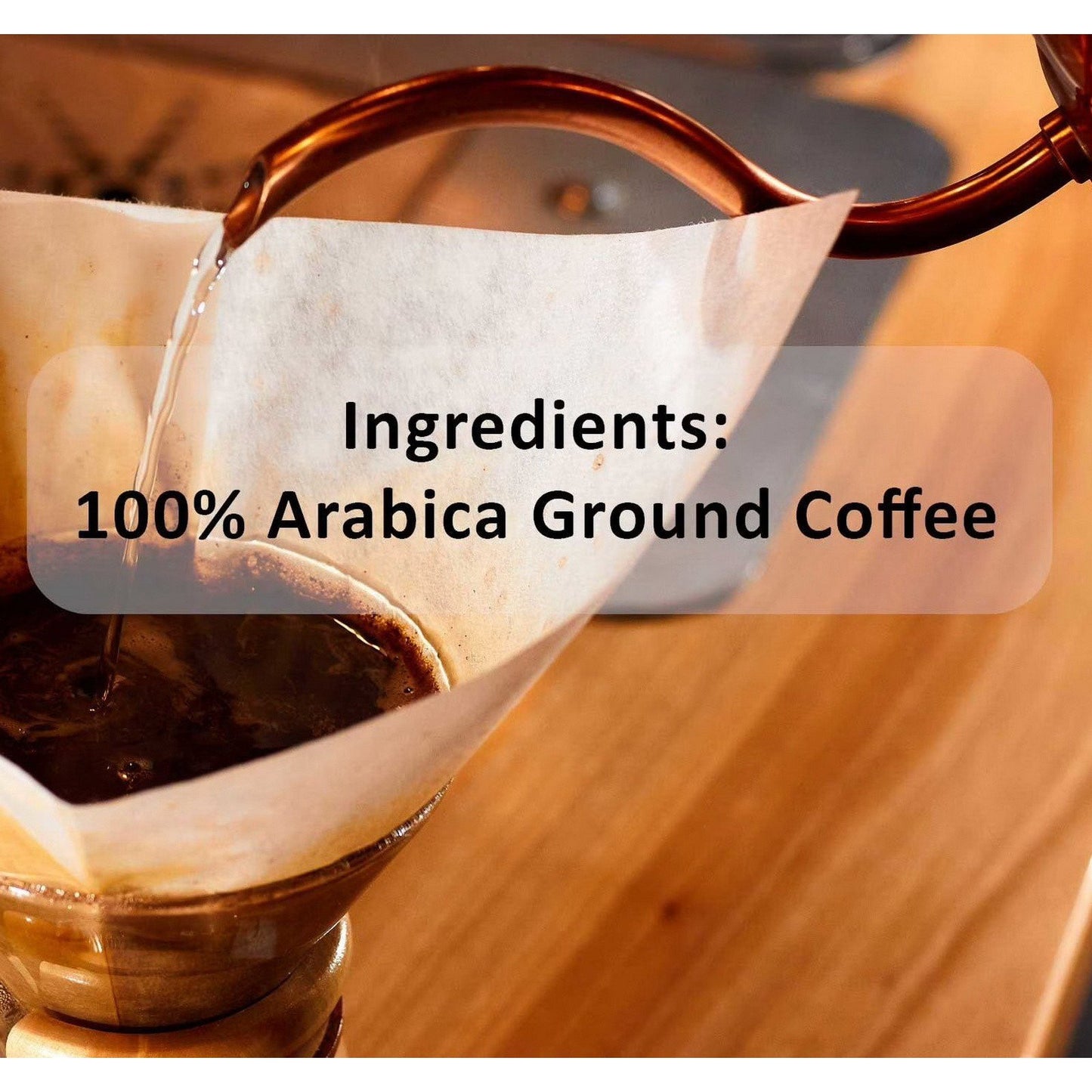 100% Arabica Ground Coffee 126 1.5 oz packs 2 Cases of 63 Office or Restaurant