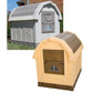 Insulated Dog House Large Doghouse Winter Dog Palace Med to Large Breed