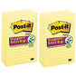 90 Sheet 4" x 6" Post-it Notes Super Sticky Note Pads Yellow 5 10 or 15 pack