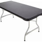 Commercial Grade Table Plastic Top Folding Stacking 6' x 30" Indoor Outdoor