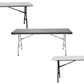 Commercial Grade Table Plastic Top Folding Stacking 6' x 30" Indoor Outdoor