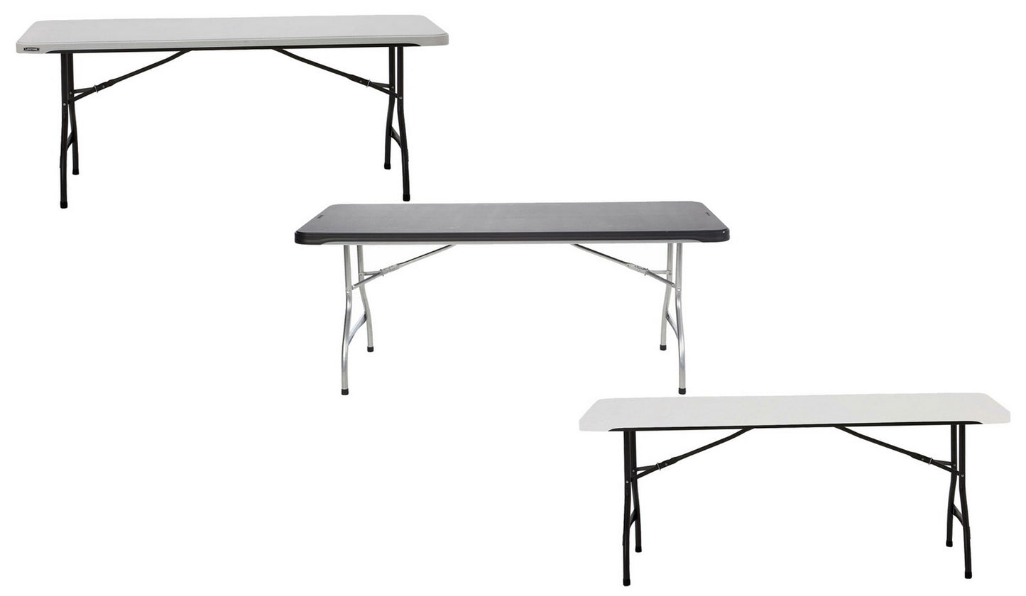 Commercial Grade Table Plastic Top Folding Stacking 6' x 30" Indoor Outdoor