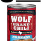 Wolf Brand Beef Chili 15 oz Cans 6 pk Six Pack No Bean Texas #1