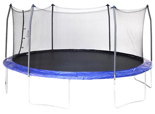 Skywalker 17' x 15' Oval Trampoline with Safety Enclosure 163 sq ft Jump Surface