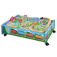62 pc Wood Rolling Train Table Set Play Board and Track Thomas Brio Compatible