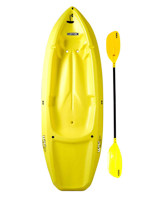 Youth Kids 6' Kayak with Paddle Included 132 lb Capacity Lifetime Wave