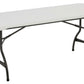 Commercial Grade Table Plastic Top Folding Stacking 6' x 30" Indoor Outdoor