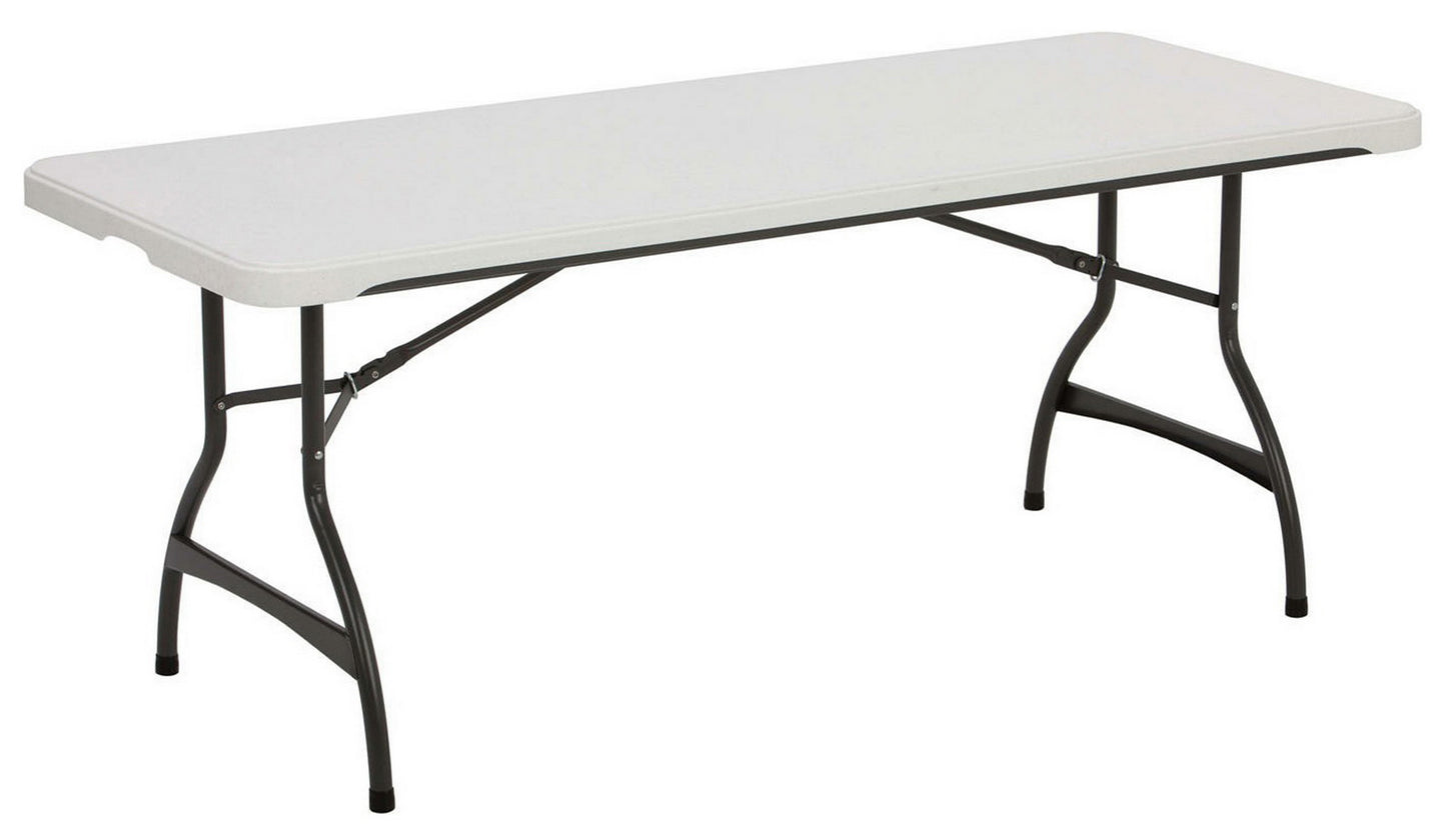 Commercial Grade Table Plastic Top Folding Stacking 6' x 30" Indoor Outdoor