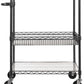 3 Shelf Rolling Steel Commercial Utility Cart Kitchen NSF Catering Medical Tool