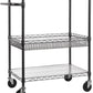 3 Shelf Rolling Steel Commercial Utility Cart Kitchen NSF Catering Medical Tool