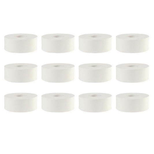 12 Jumbo Toilet Paper Rolls for Commercial Dispenser 2-Ply Boardwalk JRT
