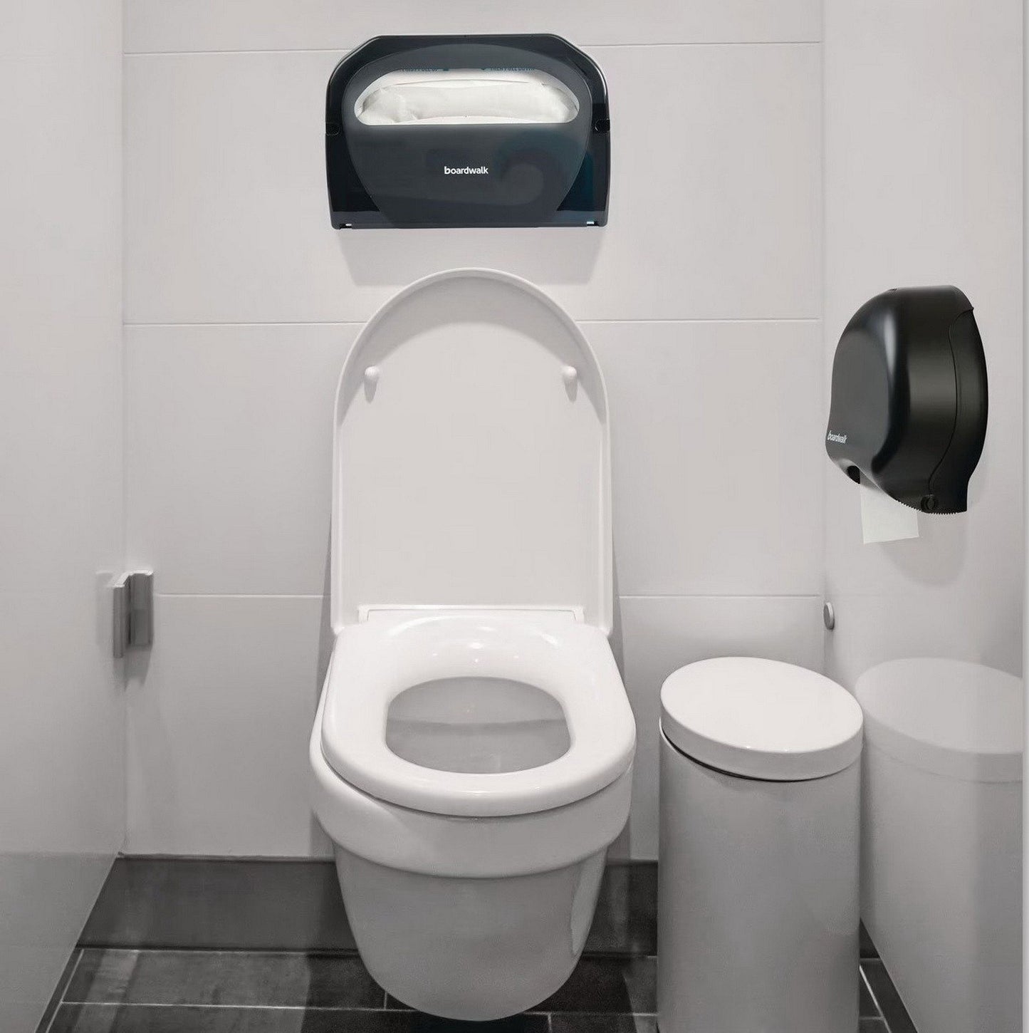 12 Jumbo Toilet Paper Rolls for Commercial Dispenser 2-Ply Boardwalk JRT