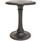 24" Tall Indoor Outdoor Cast Stone Side Table 20" Round