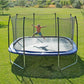 15' Skywalker Trampolines Square Trampoline with Safety Enclosure Blue