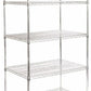 Heavy Duty 5 Level Steel Wire Shelving System Steel Wire Rack 36" x 24" x 72"