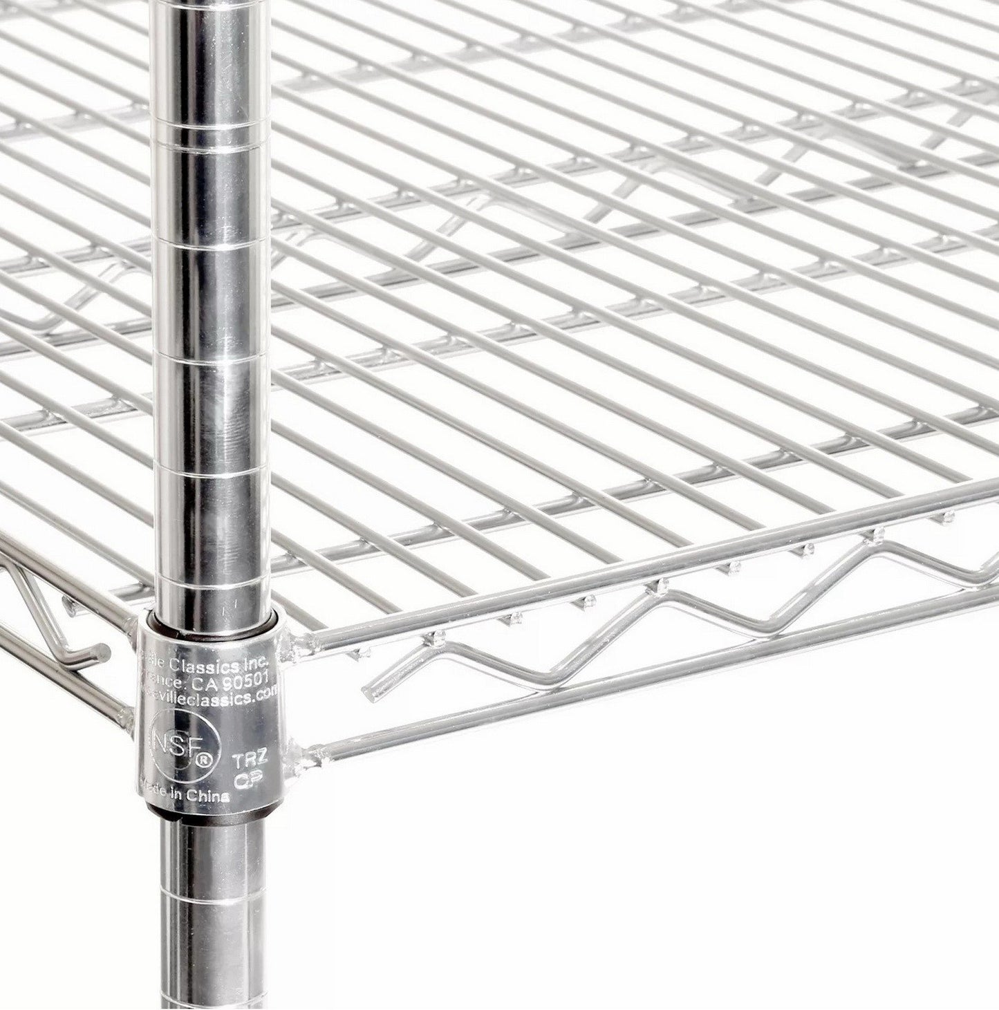 Heavy Duty 5 Level Steel Wire Shelving System Steel Wire Rack 36" x 24" x 72"