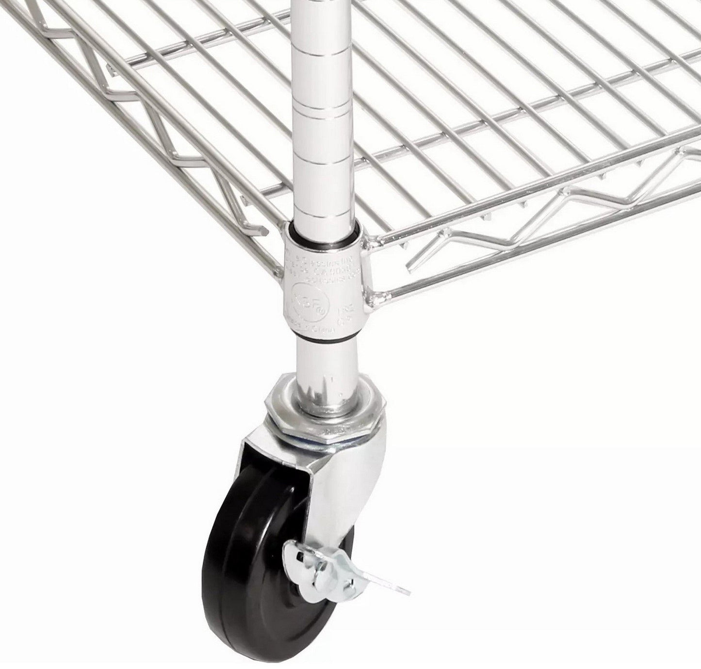 Heavy Duty 5 Level Steel Wire Shelving System Steel Wire Rack 36" x 24" x 72"