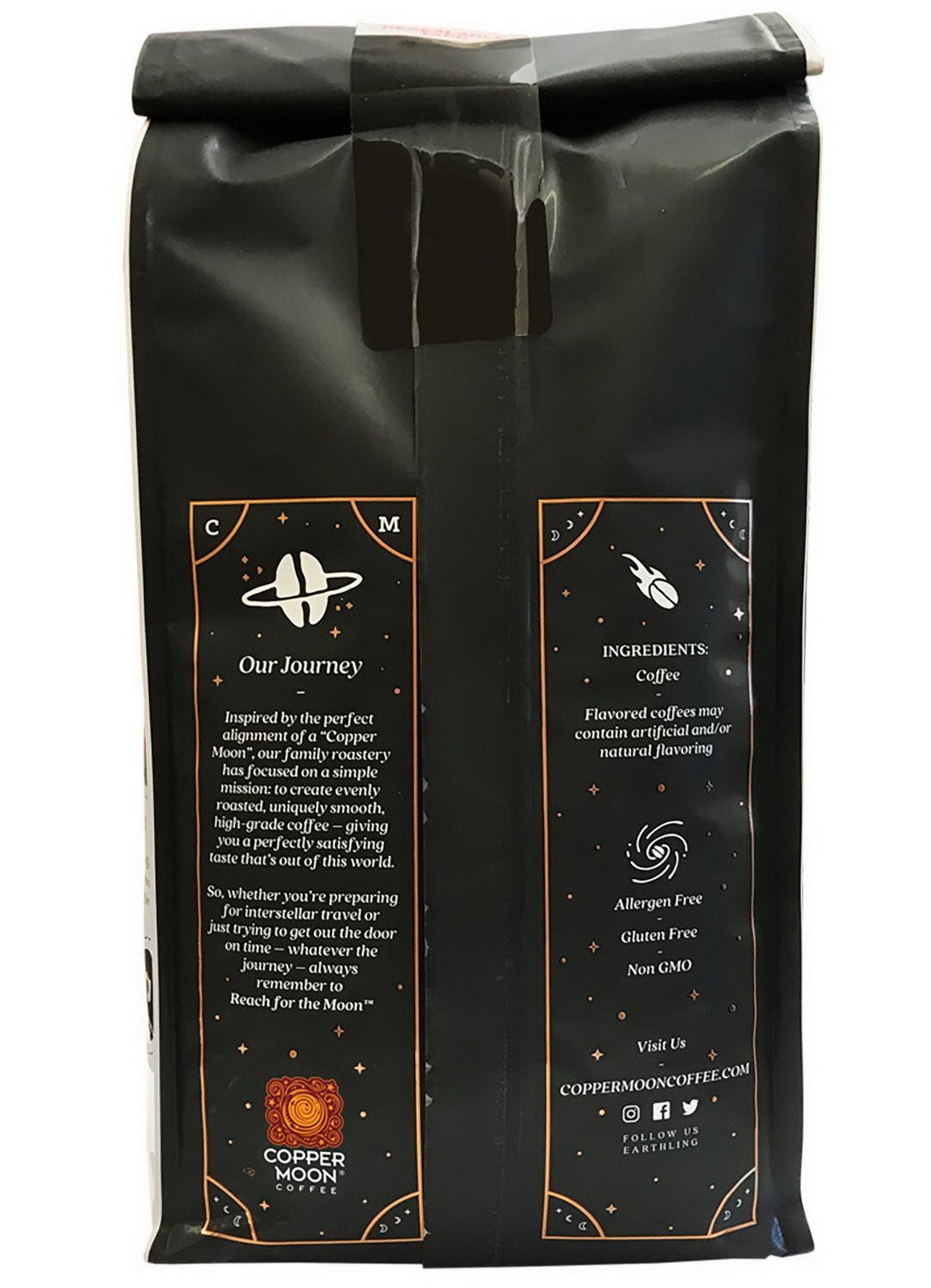 Copper Moon Hawaiian Hazelnut Ground Coffee 2.5 lb Medium Roast