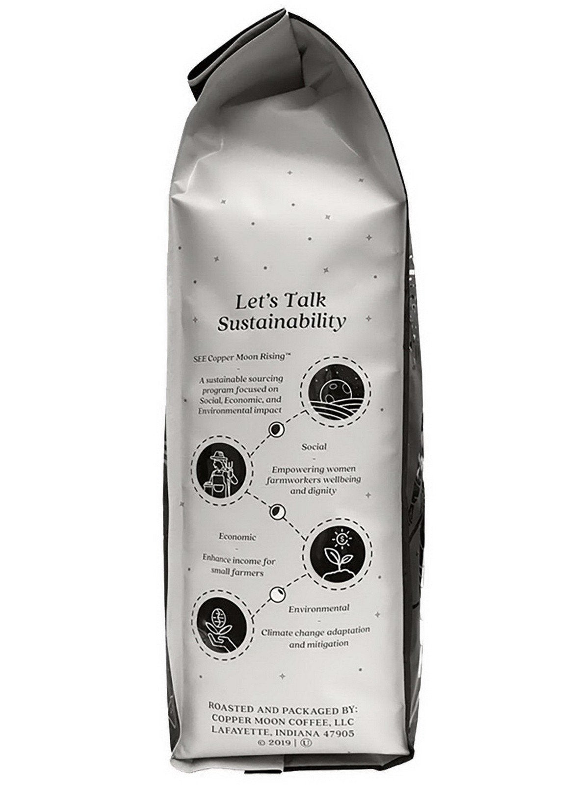 Copper Moon Hawaiian Hazelnut Ground Coffee 2.5 lb Medium Roast