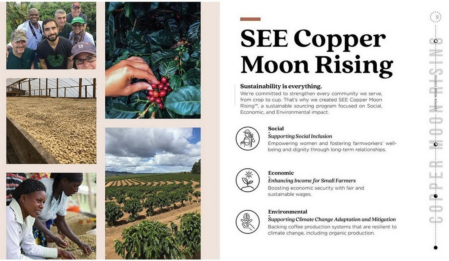 Copper Moon Hawaiian Hazelnut Ground Coffee 2.5 lb Medium Roast