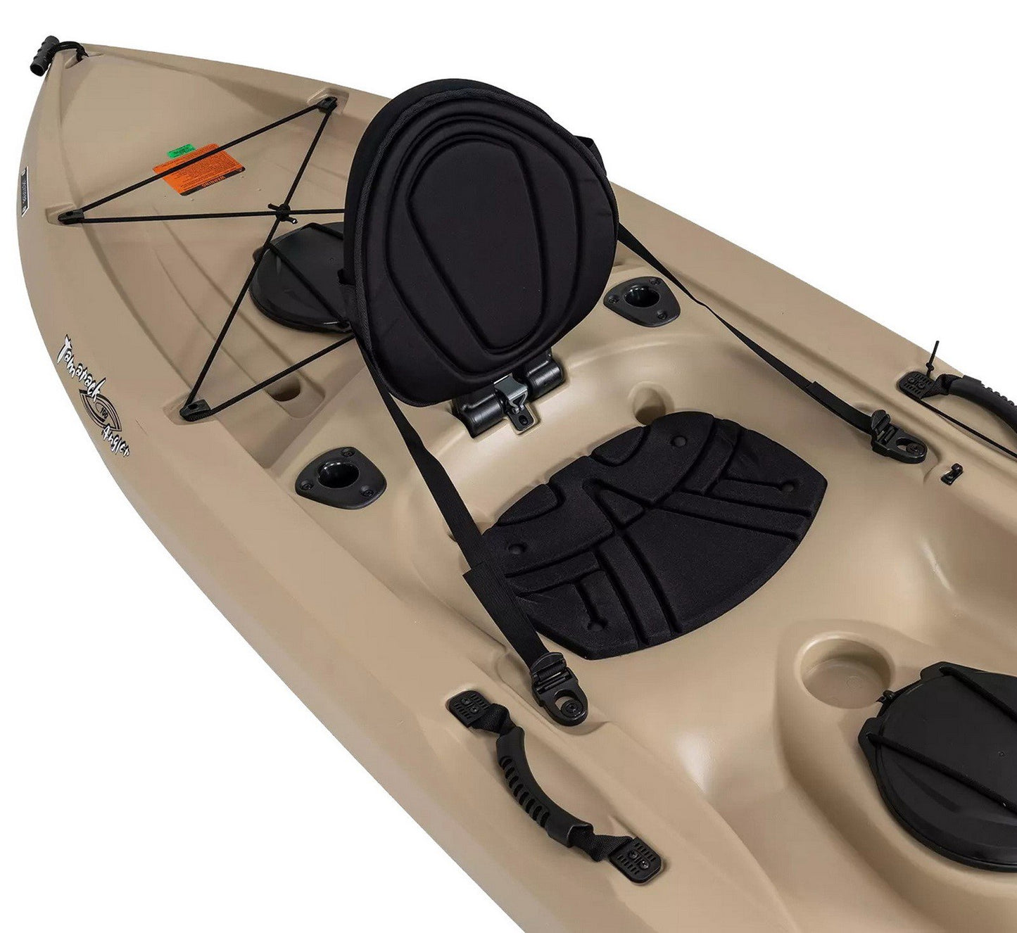Two 10' Sit On Top Fishing Kayaks Lifetime Tamarack With Paddles