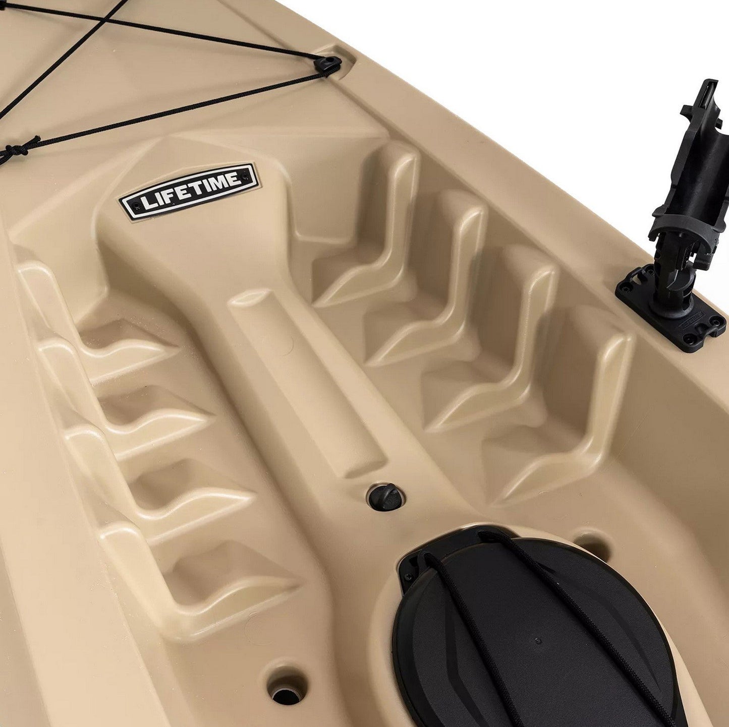 Two 10' Sit On Top Fishing Kayaks Lifetime Tamarack With Paddles