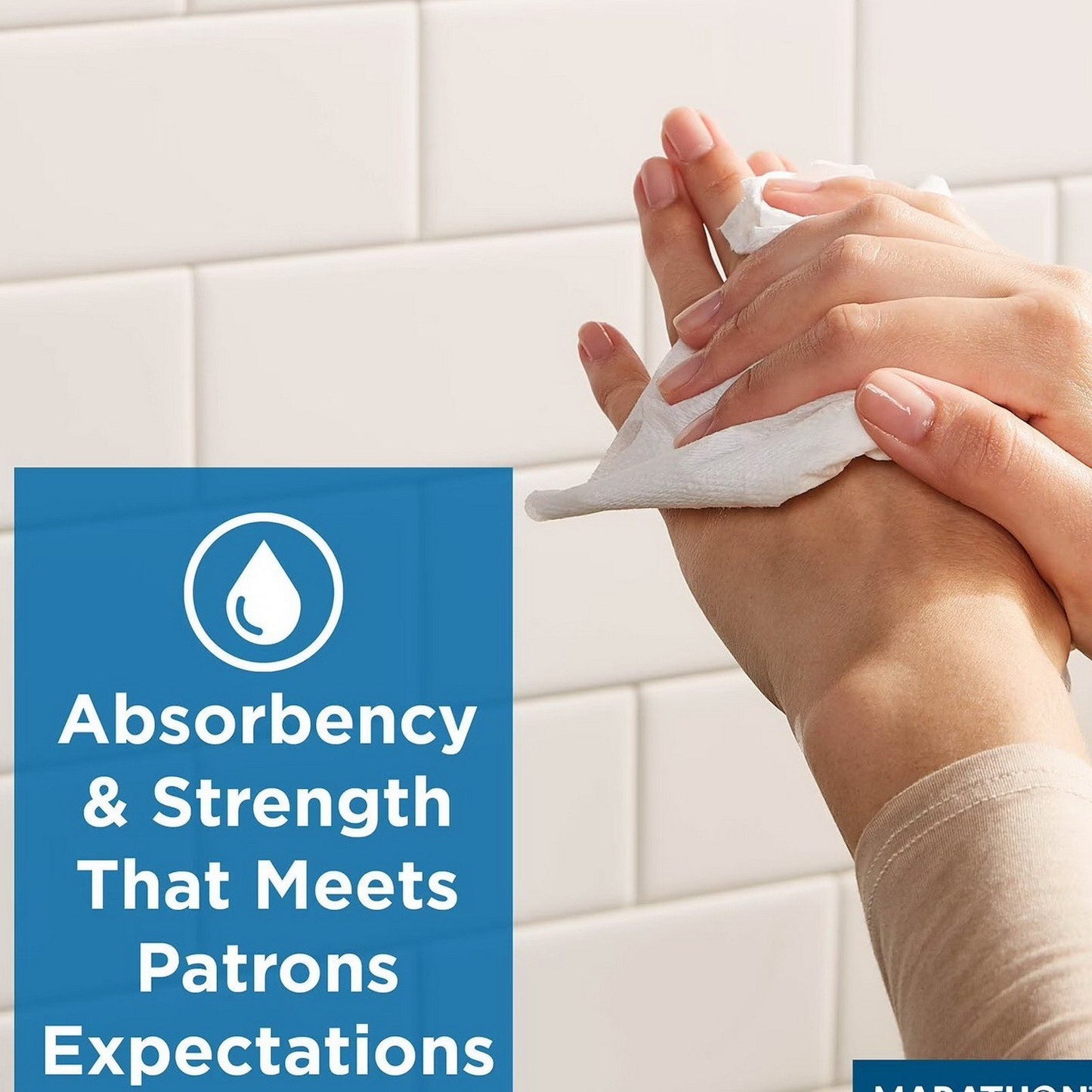 Paper Towels for Marathon Hand Towel Dispenser Case of 6 Rolls 700' Each