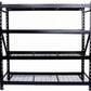 4 Shelf Steel Storage Shelving Rack Heavy Duty 10,000 lb Capacity 77" Wide x 24"