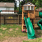 Large Cedar Wood Playground Swing Set Play Set 2 Slides Clubhouse