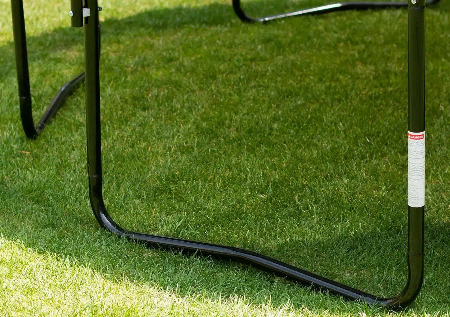 14' Round Trampoline with Basketball Goal Ball Safety Net Enclosure Bounce Pro