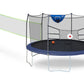 Skywalker Round Sports Arena 15' Trampoline with Basketball Goal Volleyball