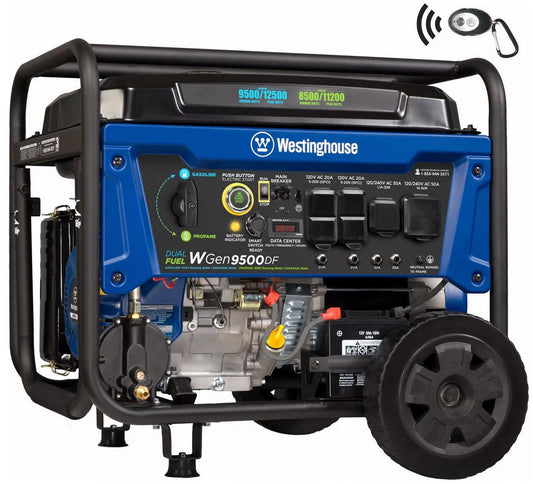 Westinghouse 12,500 Watt Portable Generator Dual Fuel Whole Home Power Backup