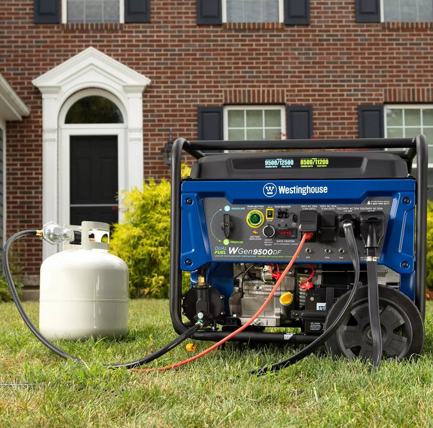 Westinghouse 12,500 Watt Portable Generator Dual Fuel Whole Home Power Backup